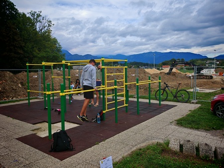 Oprema ulične vadbe v Komendi