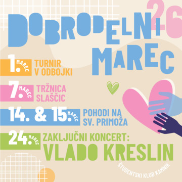 Letak: Dobrodelni marec 26