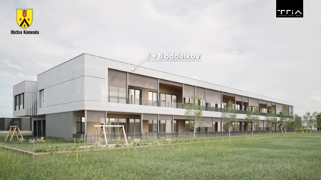 Projekt novega vrtca v Komendi