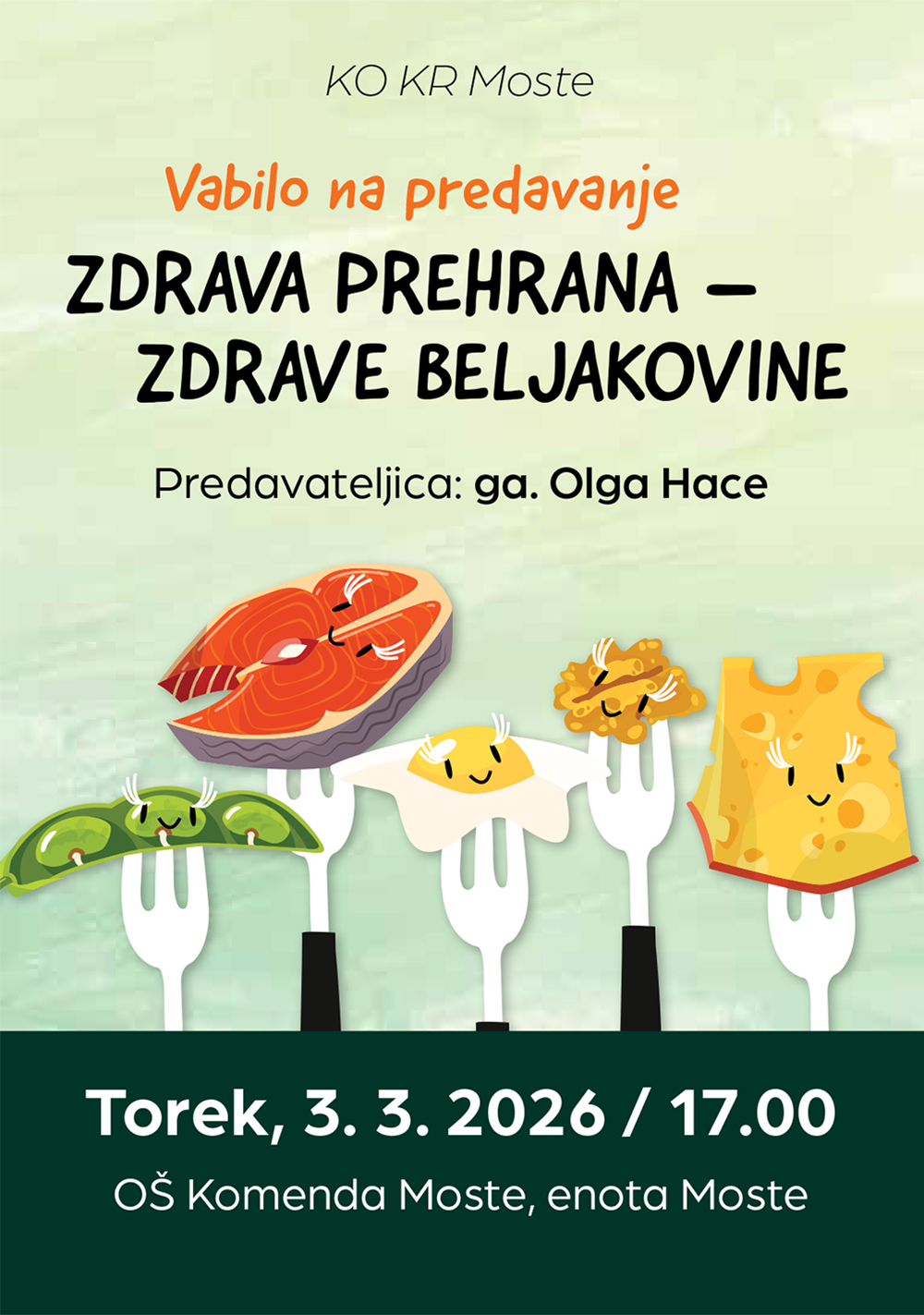 Letak: Zdrava prehrana
